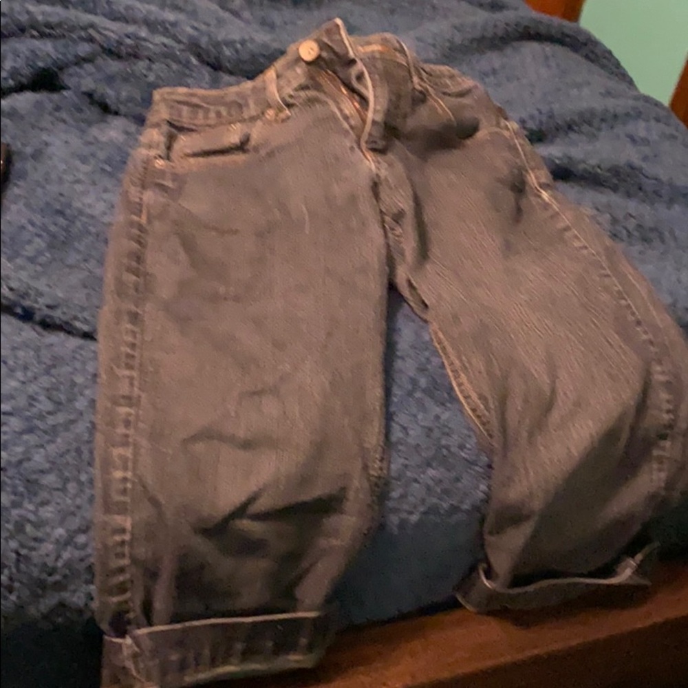 Denim capris